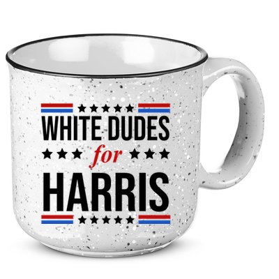 White Dudes For Kamala Harris Election 15oz Campfire Ceramic Mug