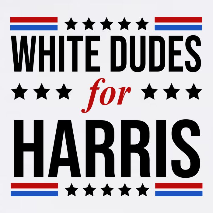 White Dudes For Kamala Harris Election Flatbill Hat