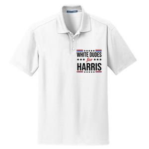 White Dudes For Kamala Harris Election Dry Zone Grid Polo