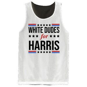 White Dudes For Kamala Harris Election Mesh Reversible Basketball Jersey Tank