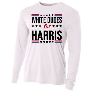 White Dudes For Kamala Harris Election Cooling Performance Long Sleeve Crew