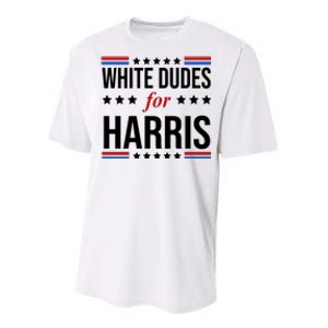 White Dudes For Kamala Harris Election Performance Sprint T-Shirt