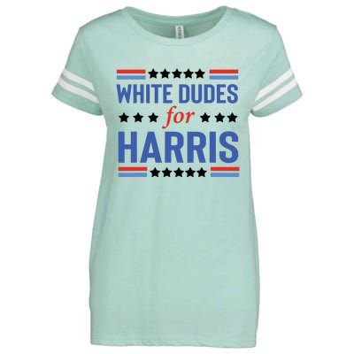 White Dudes For Kamala Harris Enza Ladies Jersey Football T-Shirt