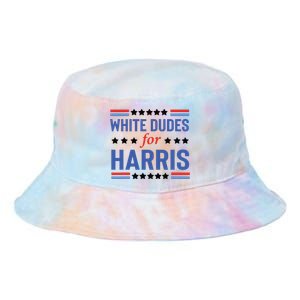 White Dudes For Kamala Harris Tie Dye Newport Bucket Hat