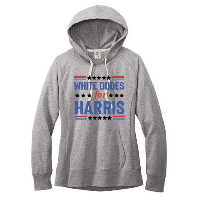 White Dudes For Kamala Harris Women's Fleece Hoodie