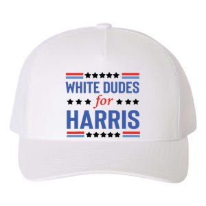 White Dudes For Kamala Harris Yupoong Adult 5-Panel Trucker Hat