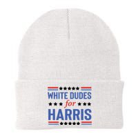 White Dudes For Kamala Harris Knit Cap Winter Beanie