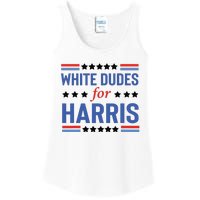 White Dudes For Kamala Harris Ladies Essential Tank