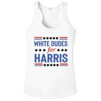 White Dudes For Kamala Harris Ladies PosiCharge Competitor Racerback Tank