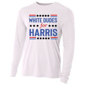 White Dudes For Kamala Harris Cooling Performance Long Sleeve Crew