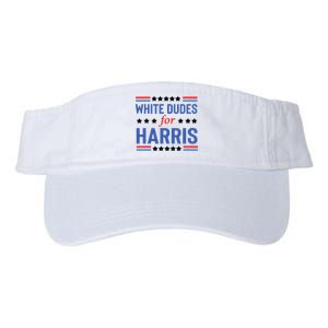 White Dudes For Kamala Harris Valucap Bio-Washed Visor