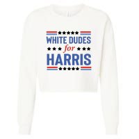 White Dudes For Kamala Harris Cropped Pullover Crew