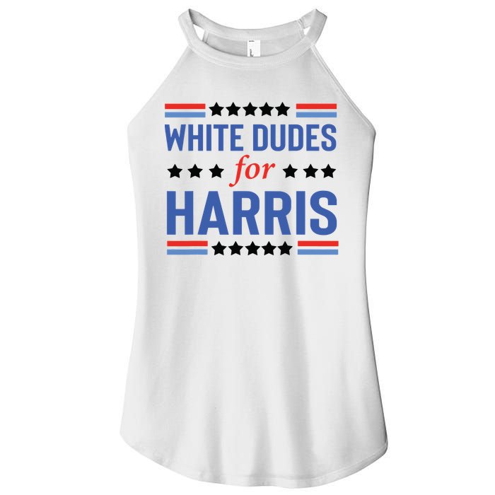 White Dudes For Kamala Harris Women's Perfect Tri Rocker Tank