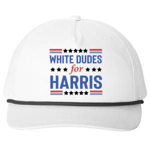 White Dudes For Kamala Harris Snapback Five-Panel Rope Hat