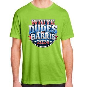 White Dudes For Kamala Harris 2024 Election Adult ChromaSoft Performance T-Shirt