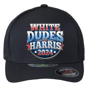 White Dudes For Kamala Harris 2024 Election Flexfit Unipanel Trucker Cap