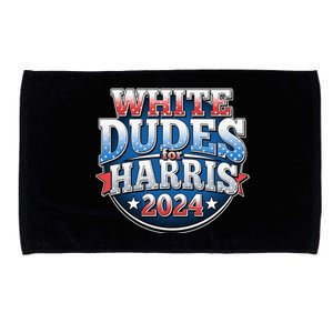 White Dudes For Kamala Harris 2024 Election Microfiber Hand Towel