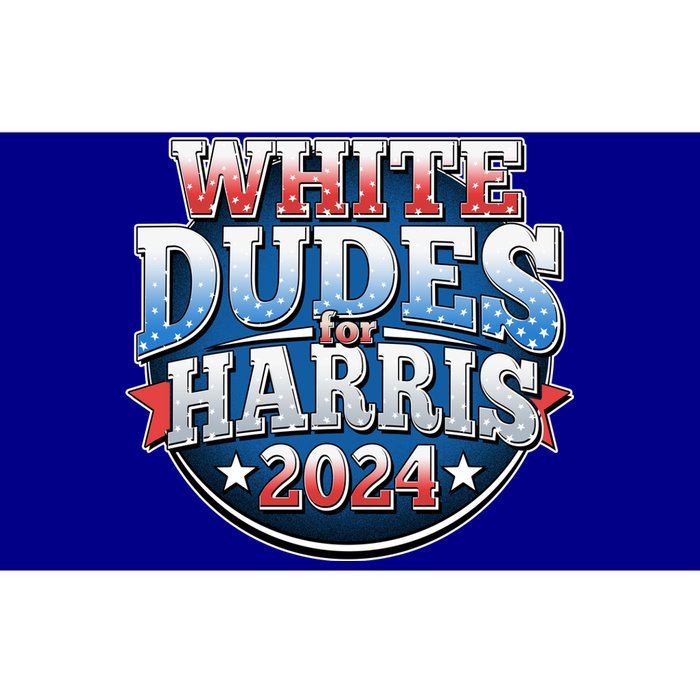 White Dudes For Kamala Harris 2024 Election Bumper Sticker