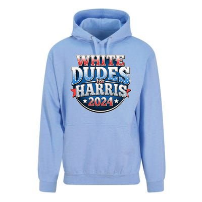 White Dudes For Kamala Harris 2024 Election Unisex Surf Hoodie