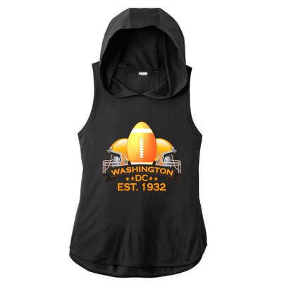 Washington DC Football EST 1932 Ladies PosiCharge Tri-Blend Wicking Draft Hoodie Tank