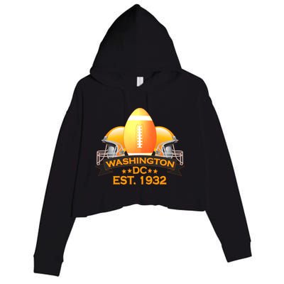 Washington DC Football EST 1932 Crop Fleece Hoodie