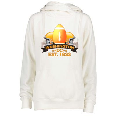 Washington DC Football EST 1932 Womens Funnel Neck Pullover Hood