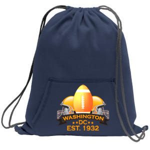 Washington DC Football EST 1932 Sweatshirt Cinch Pack Bag