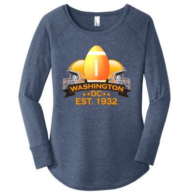 Washington DC Football EST 1932 Women's Perfect Tri Tunic Long Sleeve Shirt