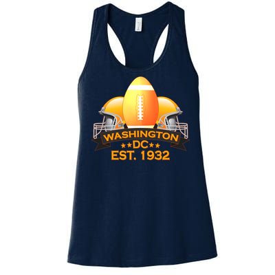 Washington DC Football EST 1932 Women's Racerback Tank