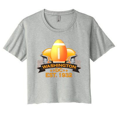 Washington DC Football EST 1932 Women's Crop Top Tee