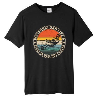 Waterski Dad Fathers Day Ski Lover Dad Water Skiing Rider Tall Fusion ChromaSoft Performance T-Shirt