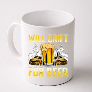 Will Drift For Beer Auto Racing Sports Cars Street Race Gift Coffee Mug