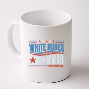 White Dudes For Kamala Harris 2024 For President Election Coffee Mug