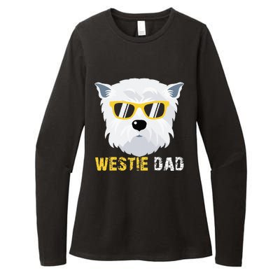 Westie Dad For Dog Owners Fathers Day Womens CVC Long Sleeve Shirt