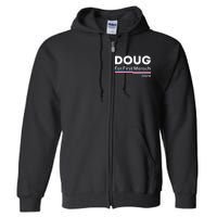 Wos Doug For First Mensch Yiddish Pun Kamala Harris Hebrew Full Zip Hoodie