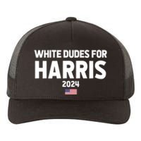 White Dudes For Harris Yupoong Adult 5-Panel Trucker Hat