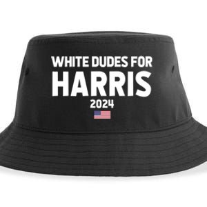 White Dudes For Harris Sustainable Bucket Hat