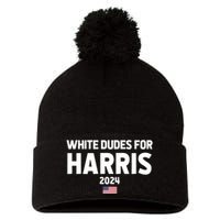 White Dudes For Harris Pom Pom 12in Knit Beanie