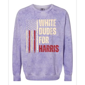 White Dudes For Kamala Harris 2024 For President Election Colorblast Crewneck Sweatshirt