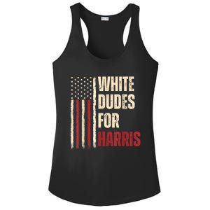 White Dudes For Kamala Harris 2024 For President Election Ladies PosiCharge Competitor Racerback Tank