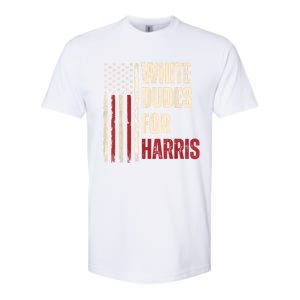 White Dudes For Kamala Harris 2024 For President Election Softstyle CVC T-Shirt