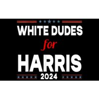 White Dudes For Harris 2024 Karens For Kamala Bumper Sticker