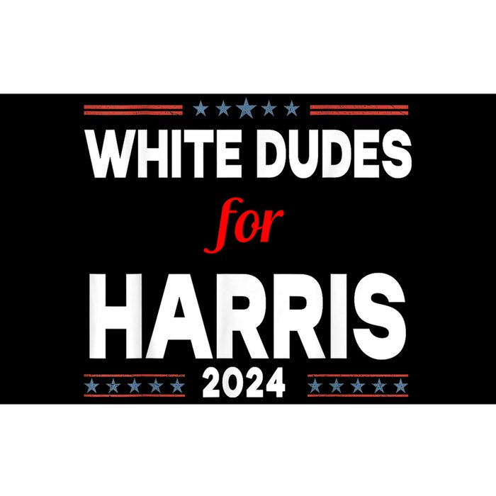 White Dudes For Harris 2024 Karens For Kamala Bumper Sticker