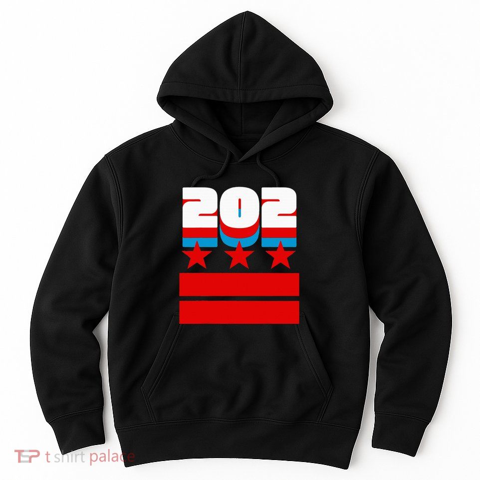 Washington Dc Flag Hoodie