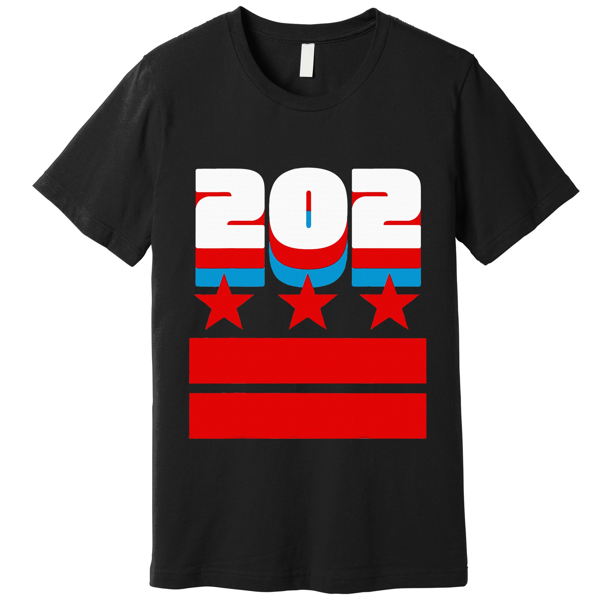 Washington Dc Flag Premium T-Shirt