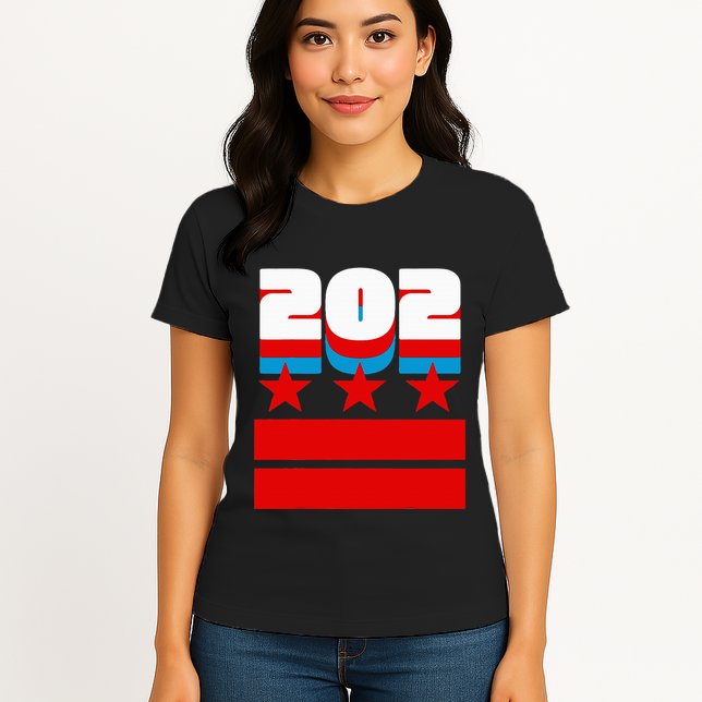 Washington Dc Flag Womens T-Shirt