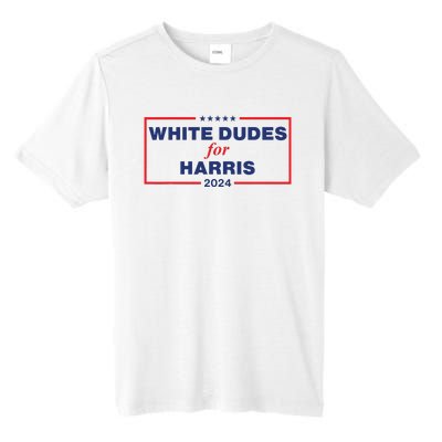 White Dudes For Harris2024 Tall Fusion ChromaSoft Performance T-Shirt