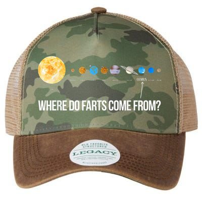 Where Do Farts Come From Uranus Funny Universe Legacy Tie Dye Trucker Hat