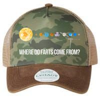Where Do Farts Come From Uranus Funny Universe Legacy Tie Dye Trucker Hat