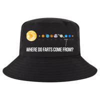 Where Do Farts Come From Uranus Funny Universe Cool Comfort Performance Bucket Hat